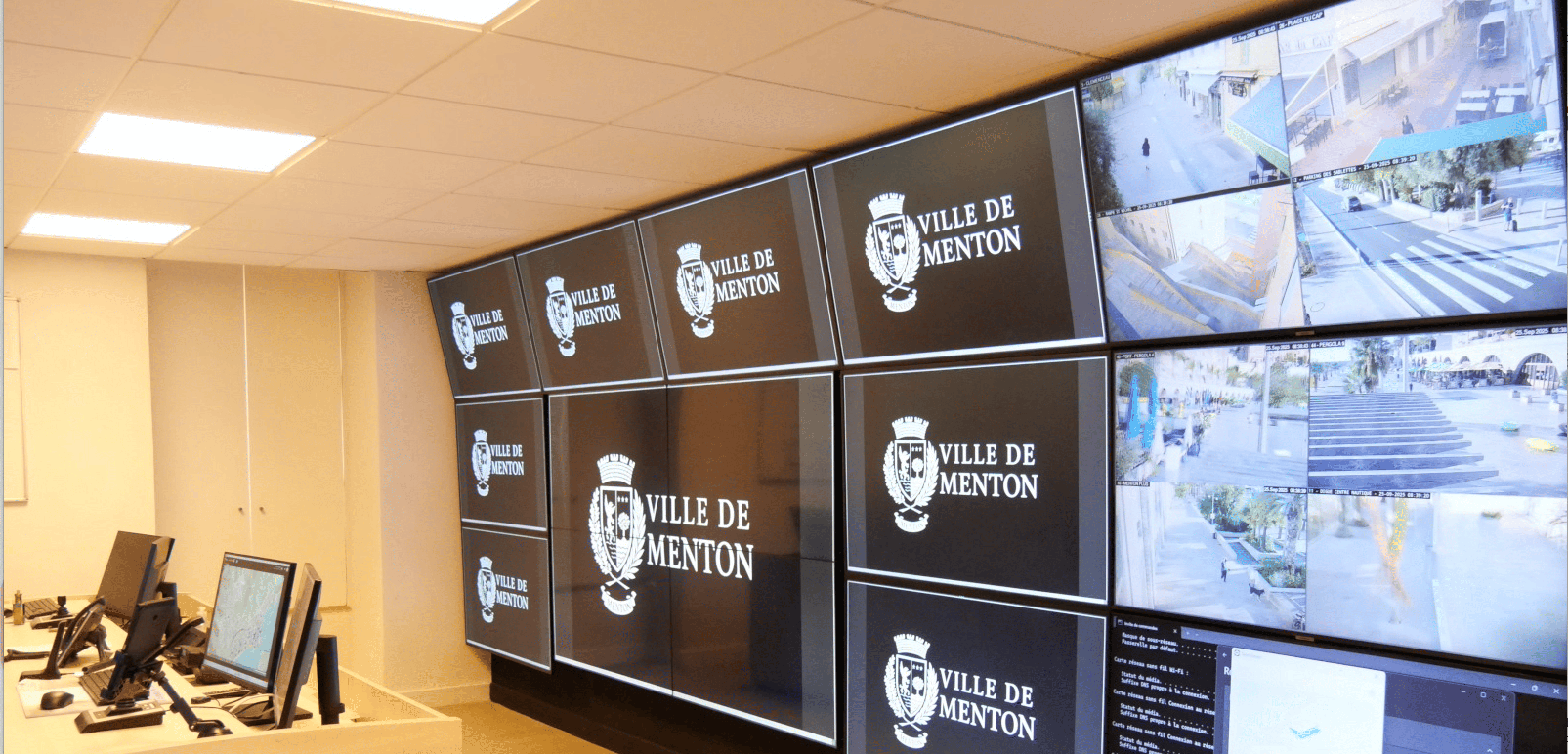 illustration centre de supervision