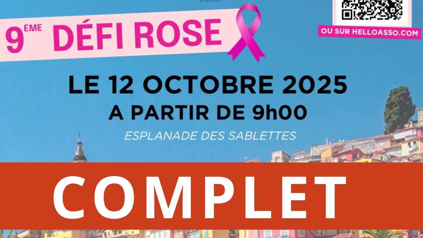 9e défi rose : COMPLET