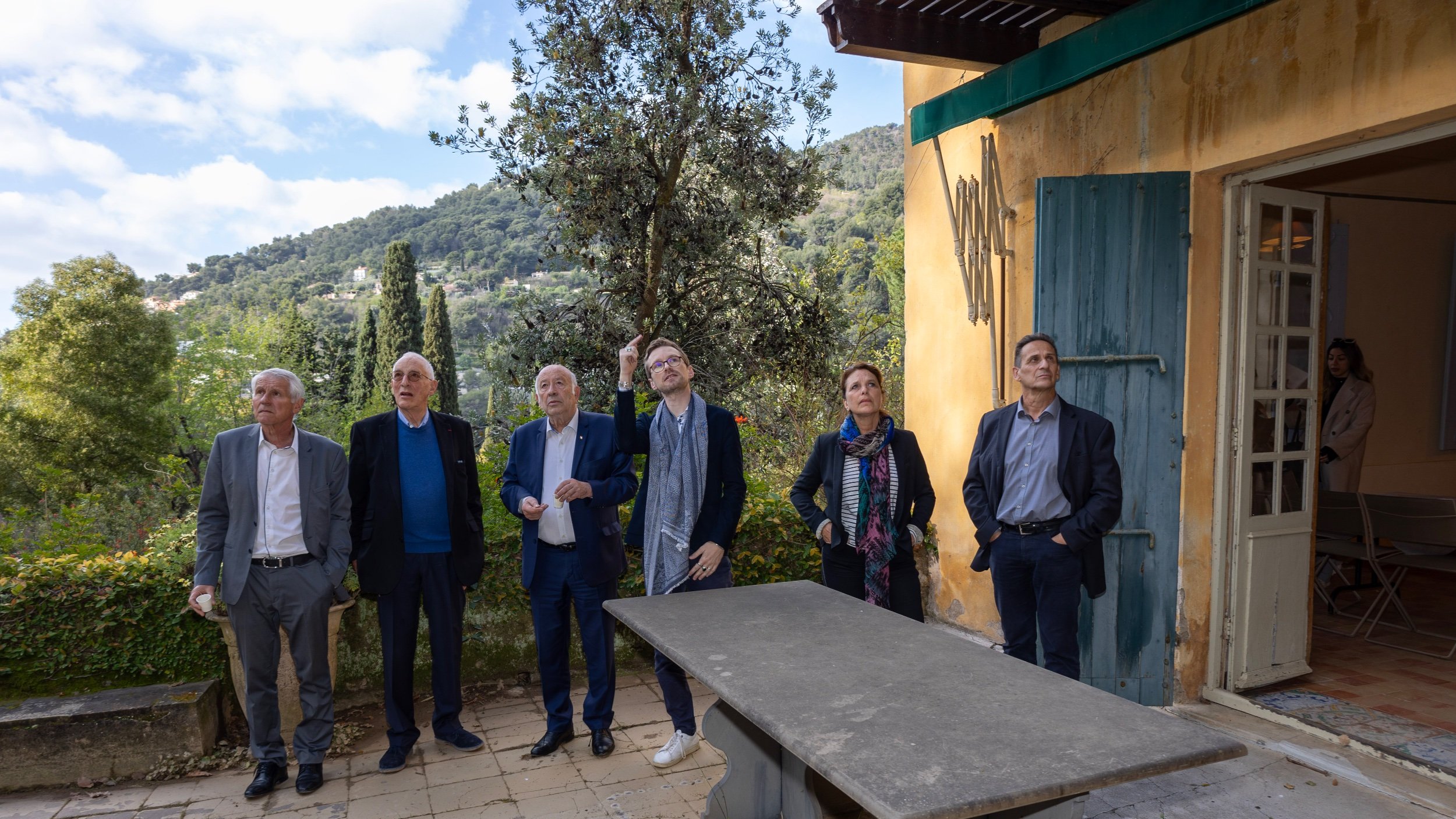 Le jardin Serre de la Madone en plein chantier