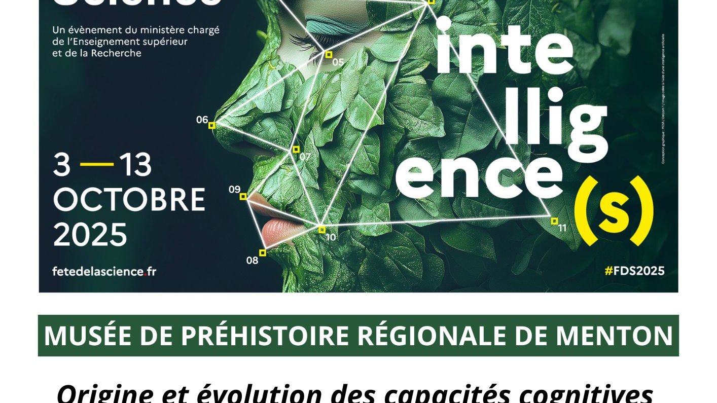 Fête de la Science au Musée de Préhistoire régionale de Menton 
