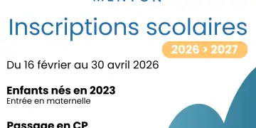 Inscriptions scolaires 2026/2027