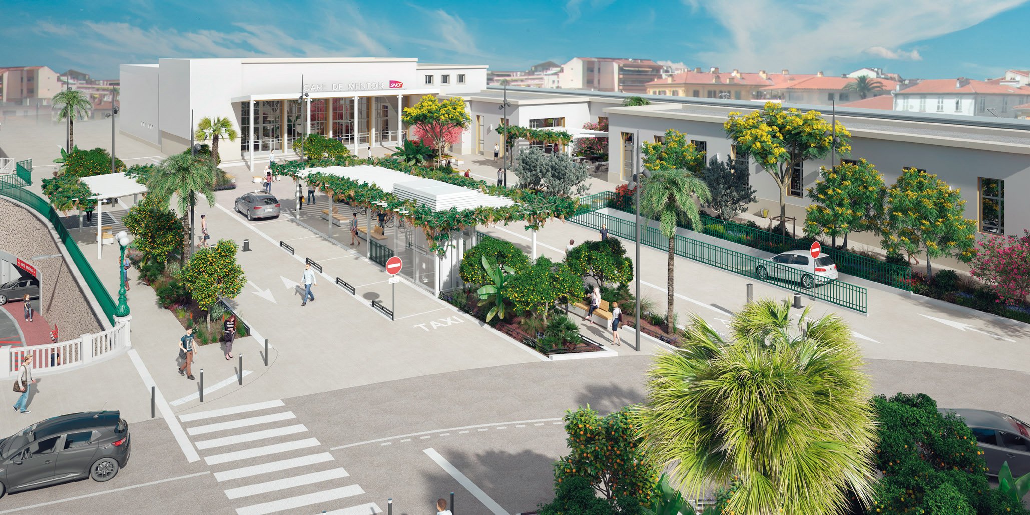 Place de la Gare : le paysage réinventé