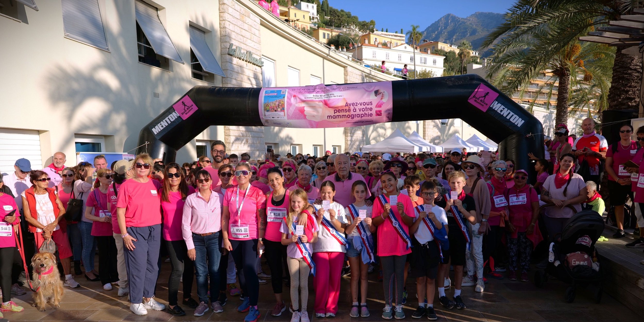 Défi Rose 2025 : Menton se mobilise pour la lutte contre le cancer du sein