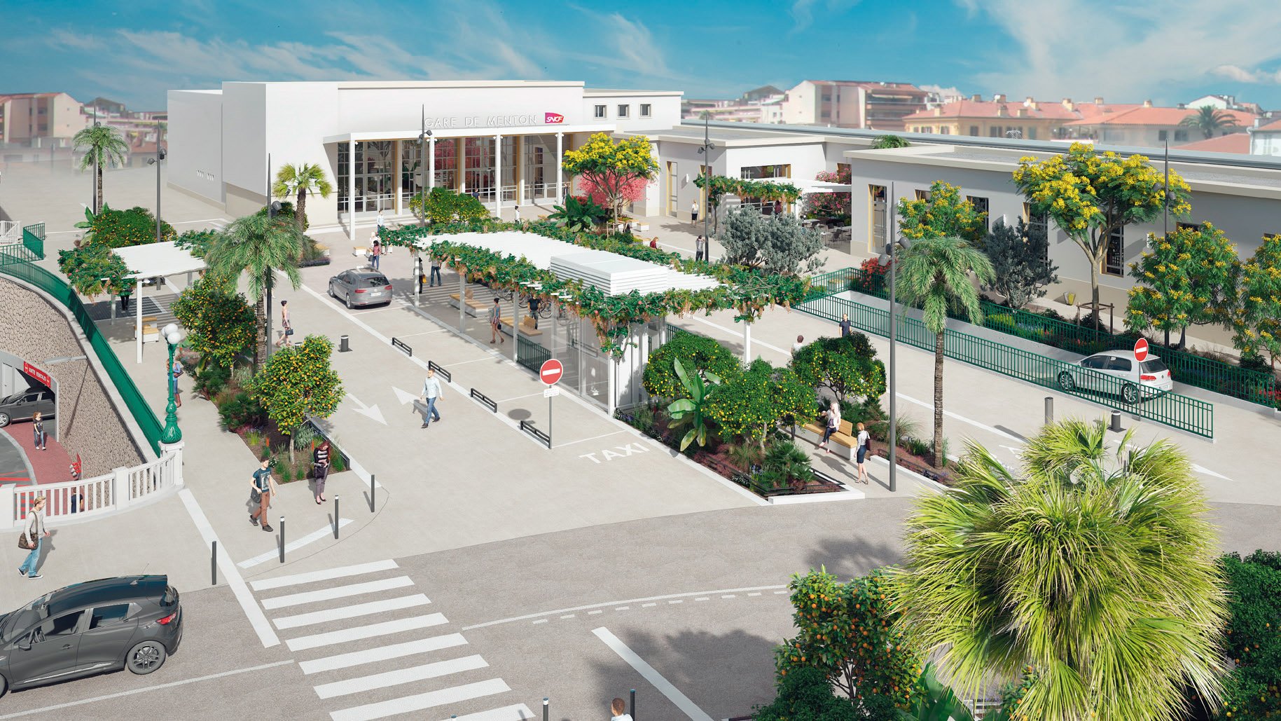 Place de la Gare : le paysage réinventé