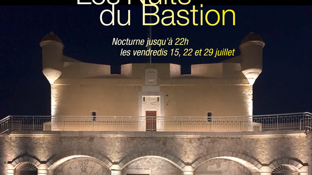 Le musée Jean Cocteau - le Bastion se révèle au clair de lune