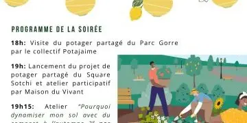 Potager partagé du Square Sotchi : soirée de lancement