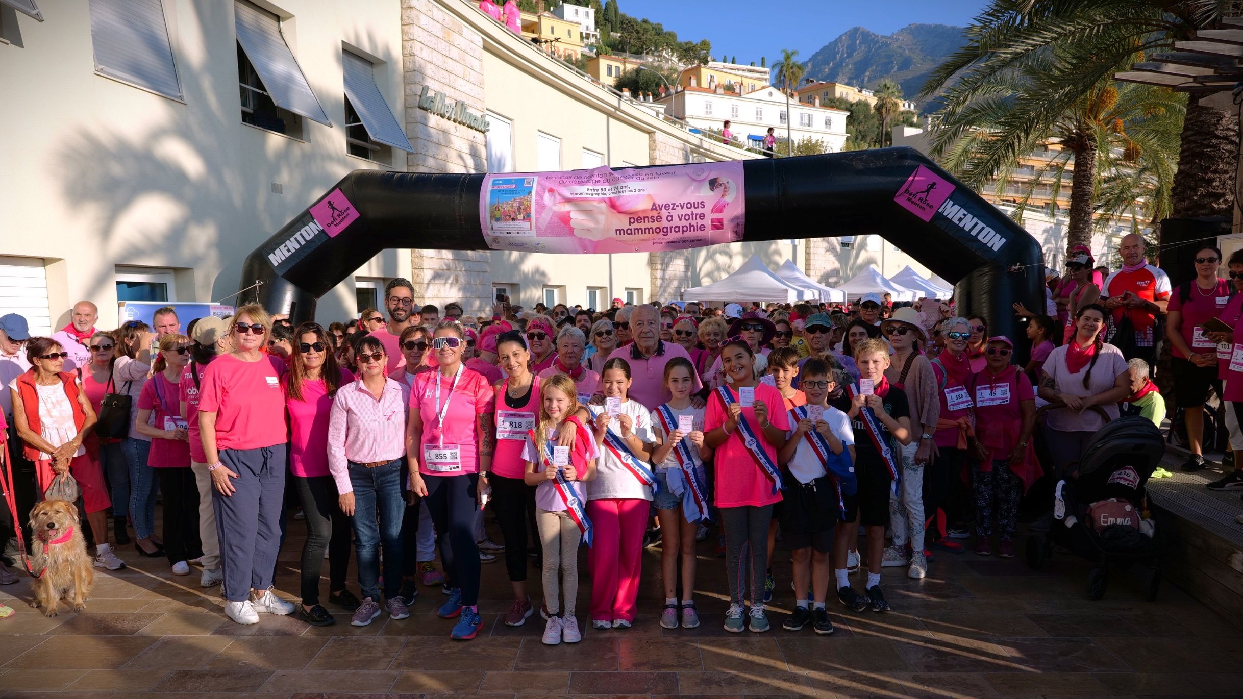 Défi Rose 2025 : Menton se mobilise pour la lutte contre le cancer du sein