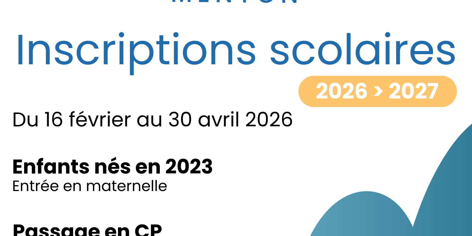 Inscriptions scolaires 2026/2027