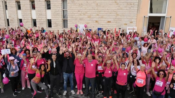 Près de 600 participants au défi rose