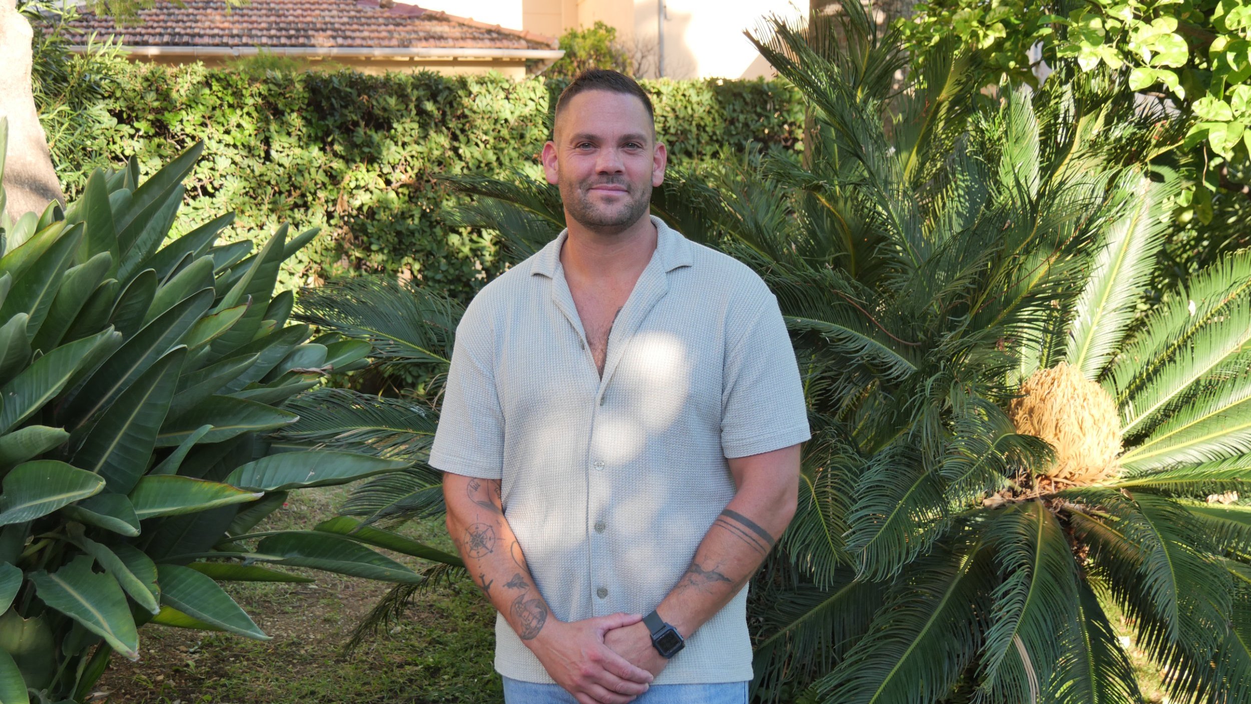 L'adjudant Sebastian Buscail accueilli à Menton