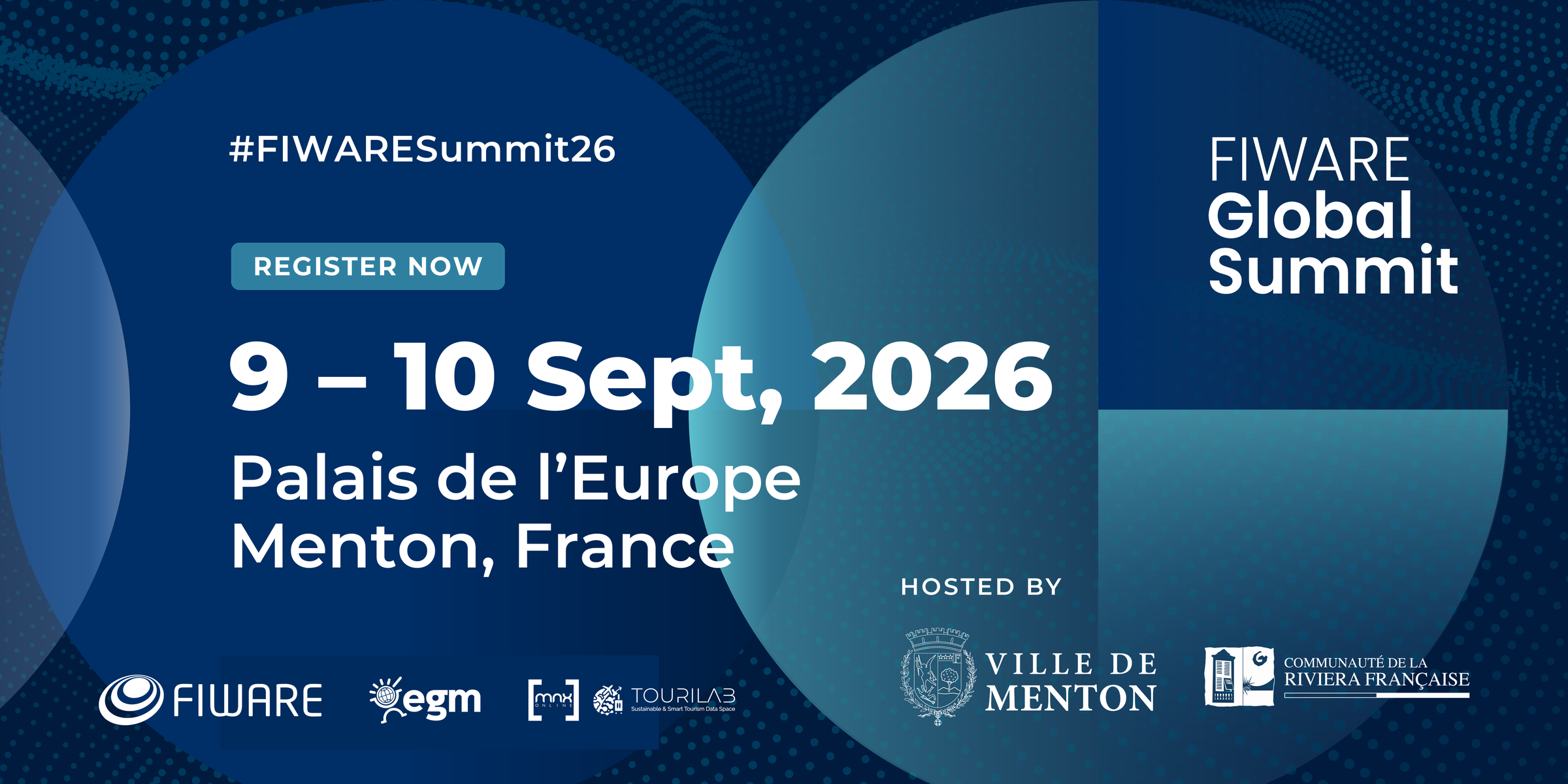 Fiware Global Summit 2026 bientôt à Menton