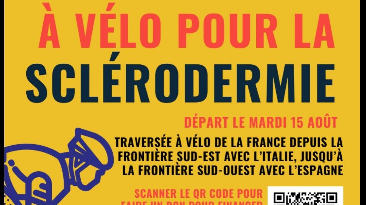 1000 km à vélo pour la sclérodermie