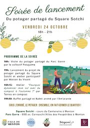 Potager partagé du Square Sotchi : soirée de lancement