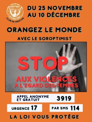 16 jours d'activisme contre les violences faites aux femmes