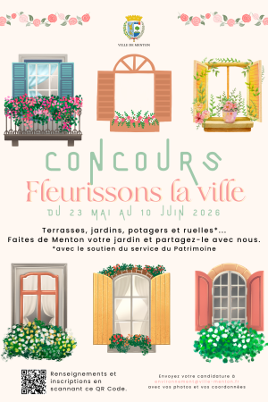 Concours "Fleurissons la ville" 2026